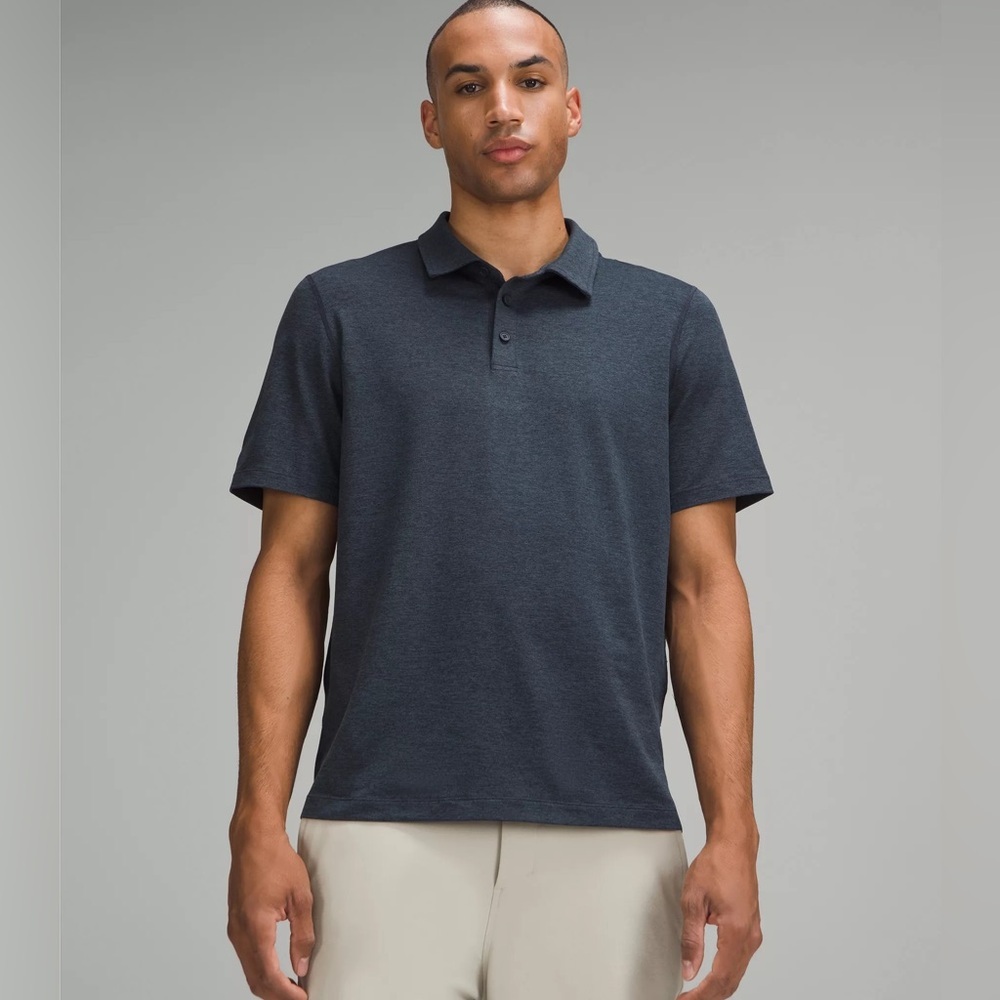 (P) Lululemon Classic Fit Stretch Short Sleeve Polo NO SIZE (Approximate Size M)